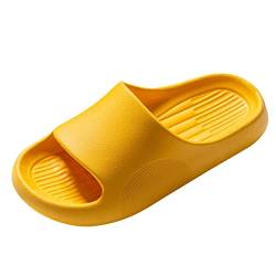 BLIBUNALA Badelatschen Damen Badeschuhe Badeschlappen Herren Hausschuhe Cloudyzz Schlappen rutschfeste Bequeme Wolkenschuhe Flach Pantoletten Slippers Unisex Dusch Sommer Slides von BLIBUNALA