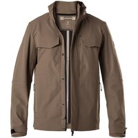 BOGGI MILANO Herren Funktionsjacke beige Mikrofaser unifarben von BOGGI MILANO