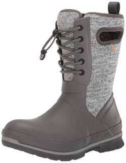 BOGS Damen Crandall Lace Knit Schneestiefel, Grau, bunt, 39 EU von BOGS