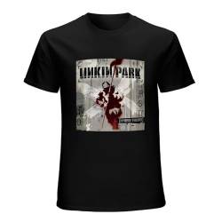 Linkin Park Hybrid Theory T Shirts for Men Crew Neck Black S von BOMBY