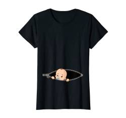 Damen Baby im Bauch Es ist ein Junge Lustige Schwangerschaft T-Shirt von BORN IN 1992