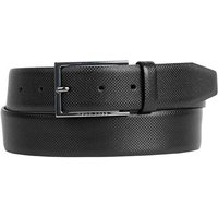 BOSS Black Herren Gürtel schwarz Leder von BOSS Black