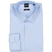 BOSS Black Herren Hemd blau Baumwoll-Stretch Slim Fit von BOSS Black