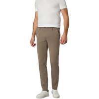 BOSS Black Herren Chino braun Baumwolle meliert Slim Fit von BOSS Black