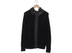 Boss Orange Herren Strickjacke, schwarz, Gr. 48 von BOSS Orange