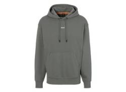 Kapuzensweatshirt BOSS ORANGE "WeSmallhood" Gr. XXL, grau (open grey076) Herren Sweatshirts mit Kängurutasche von BOSS Orange