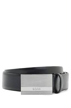 BOSS Herren Baxton_sz35 G rtel, Black1, 115 EU von BOSS