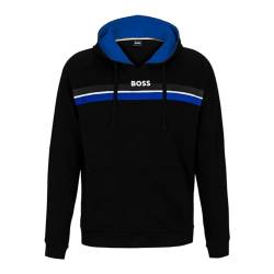 BOSS Herren Authentic Hoodie Loungew Sweatshirt, Black1, L von BOSS