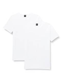 BOSS Herren Rn 2p Co/EL T-Shirt, New - White100, XL EU von BOSS