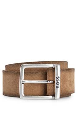 BOSS Herren Rudy-Sd_Sz35 Belt, Light/Pastel Brown235, 95 von BOSS