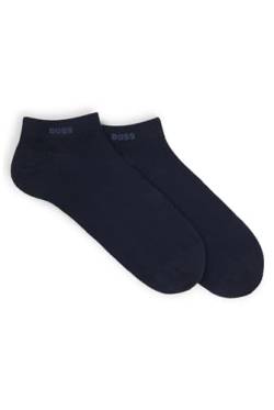 BOSS Herren Sneaker Socken Business Socks AS Uni CC 2 Paar, Farbe:Blau, Größe:39-42, Artikel:-401 dark navy von Boss