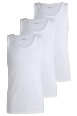 BOSS Herren 3p Co Tank Top, New - White100, L EU von BOSS