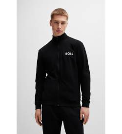 BOSS für Herren. 50469700 Jacke Ease schwarz (M), Lässig, Baumwolle, Langarm von BOSS