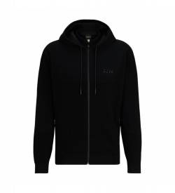 BOSS für Herren. 50498535 Tasomo Sweatshirt Jacke schwarz (L), Lässig, Baumwolle von BOSS