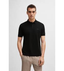 BOSS für Herren. 50507583 Polo Pio schwarz (XXL), Lässig, Baumwolle, Kurzarm von BOSS