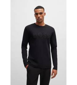 BOSS für Herren. 50519356 Togn-Pullover schwarz (3XL), Lässig, Baumwolle, Langarm von BOSS