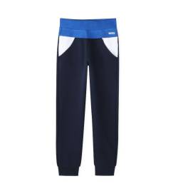 BOSS für Jungen. J51152 Marineblaue Jogginghose (13/14años= 157/162cm), Lässig, Sportlich, Baumwolle, Multisport, Kinderbekleidung von BOSS