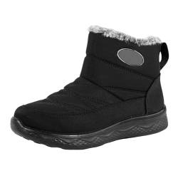 Damen Stiefeletten Warm Gefüttert Winterschuhe Schlupfstiefel rutschfeste Stiefel Frauen Kurzschaft Outdoor Schuhe Warm Schuhe Damen Winter Schneeschuhe Winter Streatwear von BOTCAM