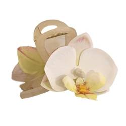 Blumen-Haarklammern, hawaiianische Blumenkrallen-Clips, Orchideen-Haarspange, Schmetterlings-Clip, Blumen-Orchideenkralle für Frauen, große Haare von BOWTONG