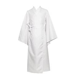 BPURB Damen japanische Yukata traditionell Kimono Robe Pyjamas Bademantel Morgenmantel Langarm V Ausschnitt mit Gürtel von BPURB