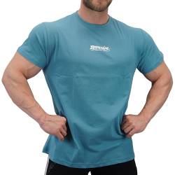 Brachial Premium Herren T-Shirt Middle Regular-Fit Adriablau 2XL - für Freizeit Bodybuilding Workout Gym Kraftsport Fitness von BRACHIAL THE LIFESTYLE COMPANY