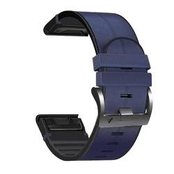 BRART Uhrenarmband für Garmin Fenix 6 6X Pro 7 7X 5X 5 Plus 945 3 3HR Leder-Silikonband Smartwatch Armbänder Gürtel 22 26 mm, 26mm Width, Achat von BRART