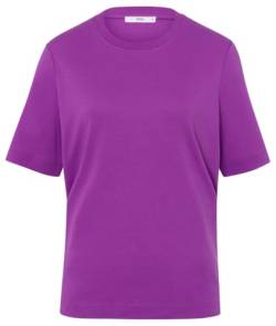 Brax Damen Style CIRA Interlock Light T-Shirt, Purple, 40 von BRAX