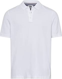 Brax Herren Style Pete U Hi-Flex Piqué Polohemd, White, XXL von BRAX