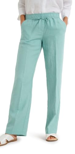 Brax Damen Style Farina Leinenhose mit Legerer Silhouette Freizeithose, SAGE, 34W x 32L von BRAX