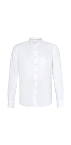 Brax Herren Style Lars U Pure Linen Hemd, White, L von BRAX