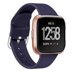 BRLYYO Kompatibel mit Fitbit Versa 2 /Fitbit Versa Armband Silikon Sport Klassisch Ersatzarmband Kompatibel Fitbit Versa 2/Fitbit Versa/Fitbit Versa Lite Edition Armband von BRLYYO