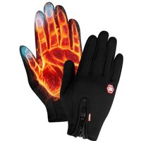 BTTO Fleecehandschuhe Handschuhe Damen Herren Winter,Skihandschuhe,Thermo Winddicht,Touchscreen Handschuhe,für Skifahren,Outdoor Sport von BTTO