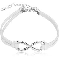 BUNGSA Lederarmband Armband Infinity-Schwalben aus Leder Unisex (1 Armband, 1-tlg), Bracelet Armschmuck von BUNGSA