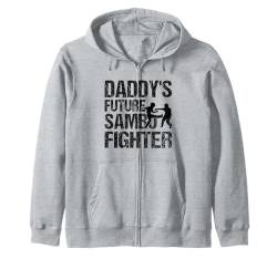 Papas Zukunft Sambo-Kämpfer - Sambo Baby Kapuzenjacke von Baby Sambo Fighter Sambo Martial Arts