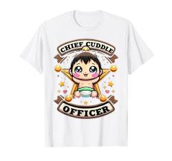 Chief Cuddle Officer Cute Baby Kindergarten Babysitting T-Shirt von Babysitter Child Daycare Guardian Baby Outfit