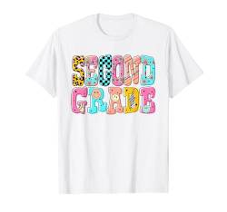 Muster für die zweite Klasse: Erster Tag der 2. Klasse: Zurück zur Schule T-Shirt von Back to School Shirt Outfits for Teachers Kids