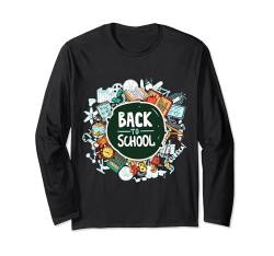 Zurück zur Schule > Kinder > Schüler > Schulbedarf > Schullehrer Langarmshirt von Back to School Students school Supplies teacher