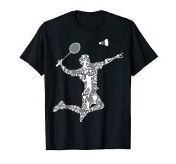 Badminton Badmintonspieler Federball Jungen Kinder Herren T-Shirt von Badminton Spieler Geschenkideen