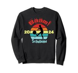 Children's Bääm School Child 2024 First Day School Football Sweatshirt von Bääm Schulkind 2024 First Day of School Tee Co