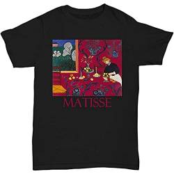 The Red Room 1908 Henri Matisse Printed T-Shirt Mens Unisex Black Tees 3XL von BafRa