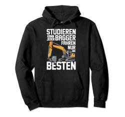 Lustiges Nur Die Besten Bagger Bauarbeiter Pullover Hoodie von Baggerfahrer Mann Geschenke