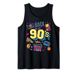 Herren Damen Kinder Vintage Retro Back To 90's Graphic Design Tank Top von Bahaa's Tee