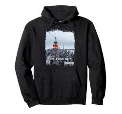 I Love New York City, Wonderful Real New York City Skyline Pullover Hoodie von Bahaa's Tee