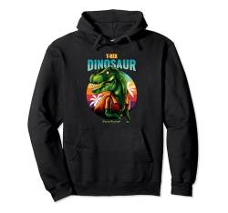 T-Rex Dinosaur Illustration Novelty Graphic Designs Pullover Hoodie von Bahaa's Tee