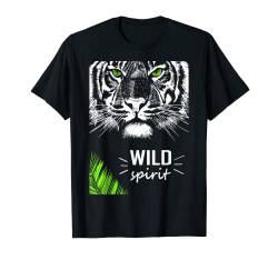 Wild Spirit Cool Tiger Tee Shirts, Sommer Cute Graphic Tiger T-Shirt von Bahaa's Tee