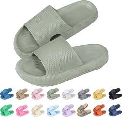 Baketron Original Badeschuhe für Damen&Herren,Cosyslides Wolkenslipper,Unisex Weich Rutschfeste Badelatschen,EVA Dicke Sohle Badeschlappen,Cloudyzz Schlappen,Strand Sandalen von Baketron