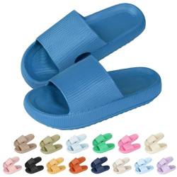 Baketron Original Badeschuhe für Damen&Herren,Cosyslides Wolkenslipper,Unisex Weich Rutschfeste Badelatschen,EVA Dicke Sohle Badeschlappen,Cloudyzz Schlappen,Strand Sandalen von Baketron