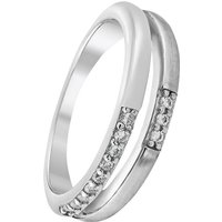 Balia Silberring Balia Damen Ring Double aus 925 Silber, Damen Ring Double, 62 (19,7), Silber 925, Farbe: silber, weiß von Balia