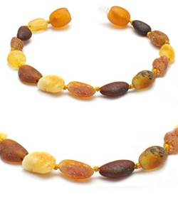 Baltic Secret Selected Baltic Amber Bernsteinkette für Kinder - Heilstein kette & armband Unisex - echt Bernstein Schmuck als Geschenk, Natürliche Schutzstein - Glücksbringer von Baltic Secret Selected Baltic Amber