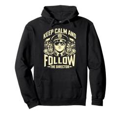 Bleib ruhig und folge dem Direktor der Band Pullover Hoodie von Band Director Gifts for Men